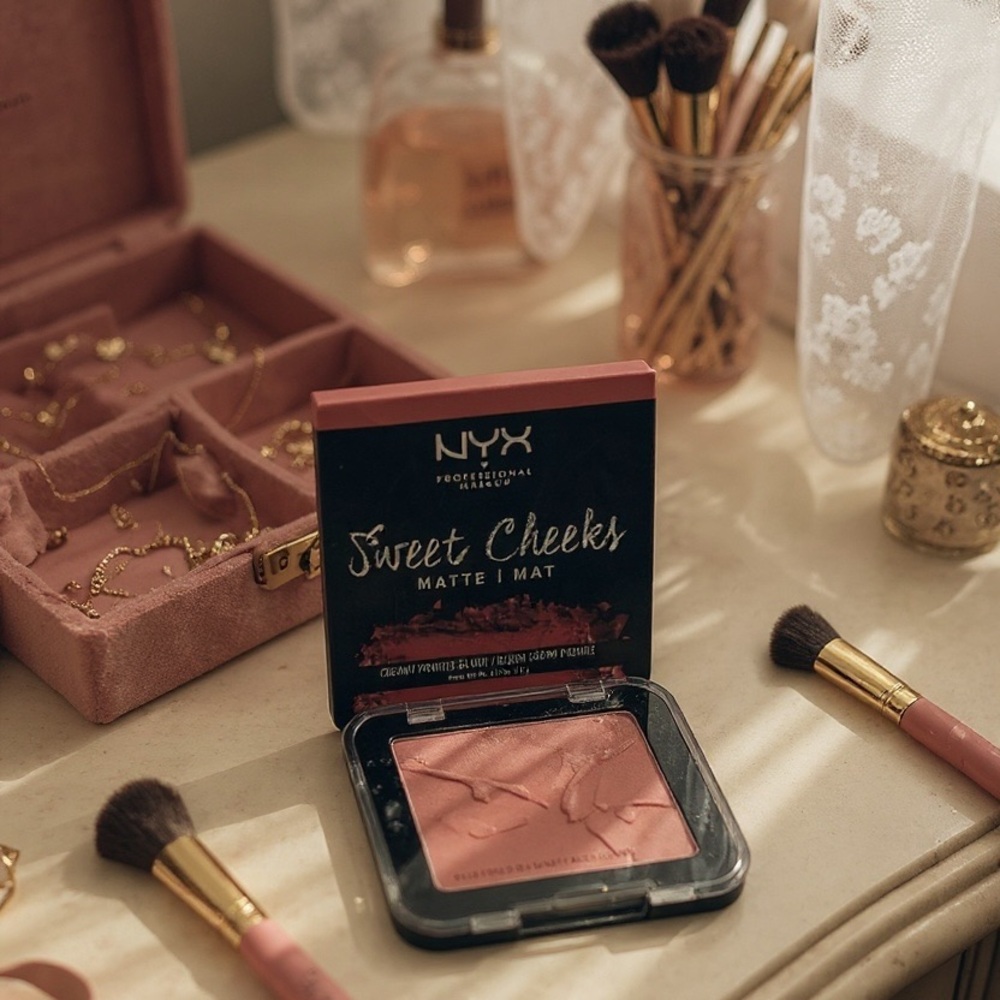 NYX Sweet Cheeks Matte Blush - Coral Glow